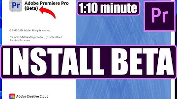 How To Install Premiere Pro Beta