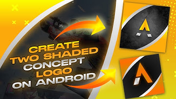 Create two shaded concept logos on android | Concept logos tutorial on android | pstouch