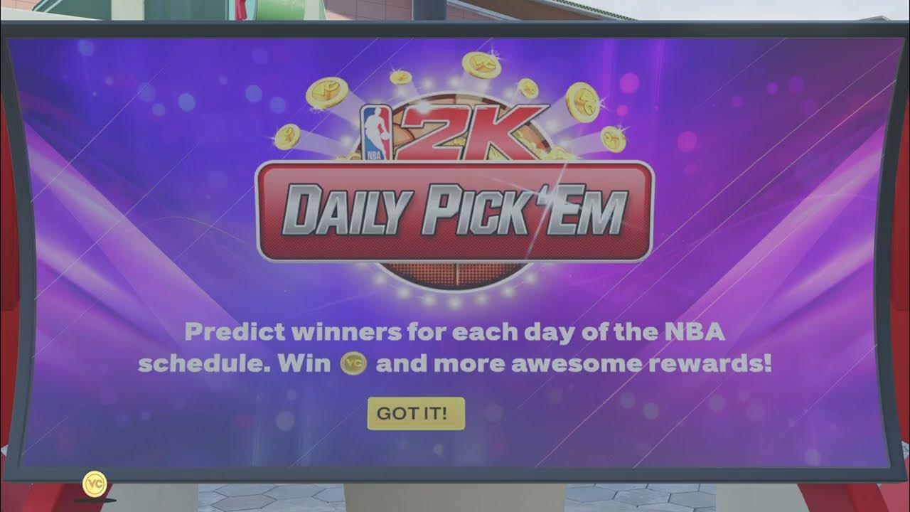 NBA 2K23(PS5) Daily Pick'em really work!!! YouTube