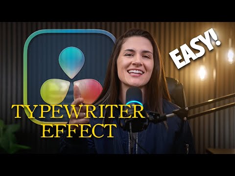 How to do the TYPEWRITER EFFECT in DaVinci Resolve 2024 | EASY!