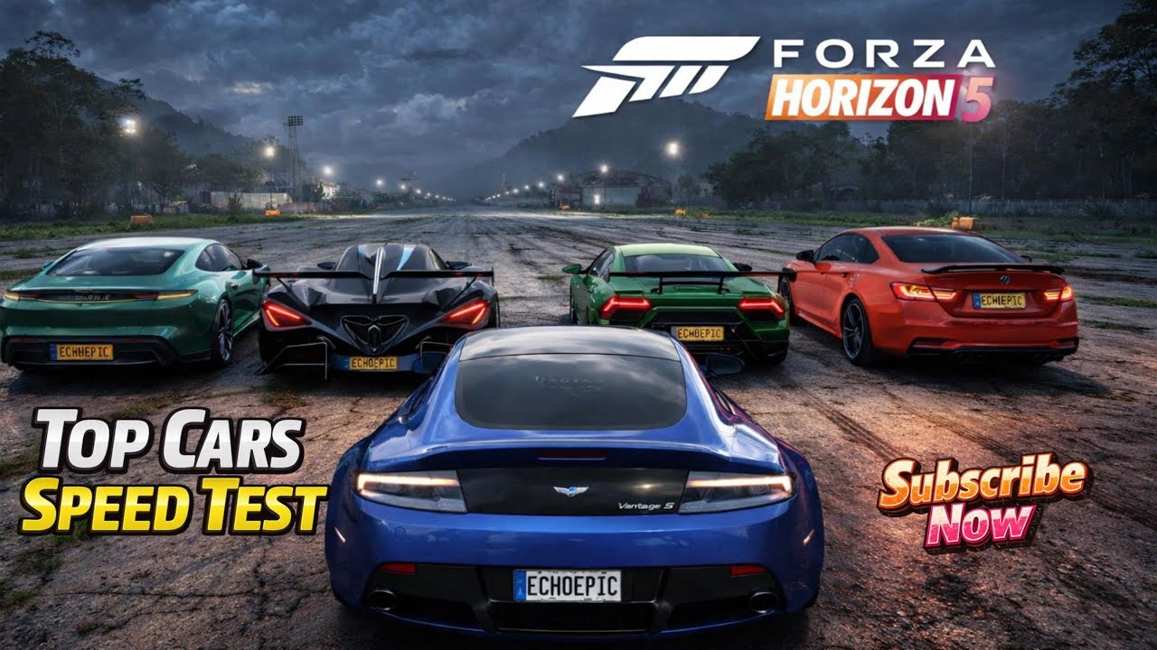 Which car is the fastest? 🏁🔥Only ONE wins this speed test…Watch till the end 👀💨 Forza Horizon 5 🏎️💥