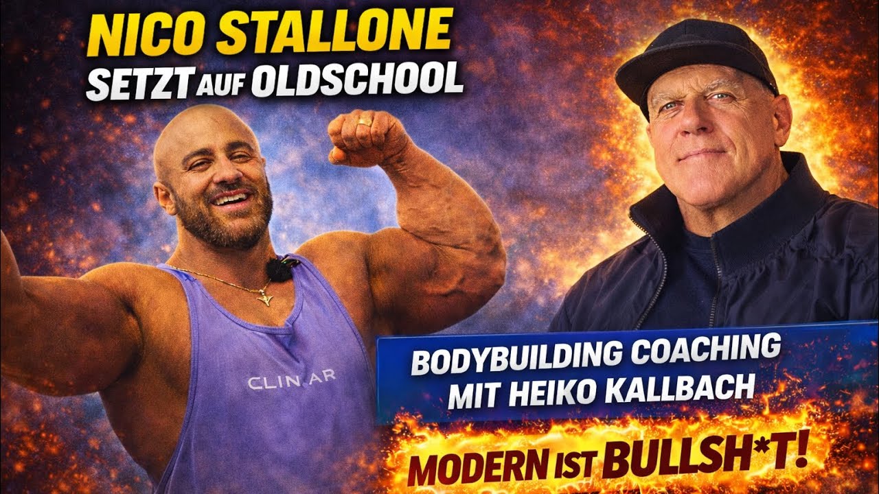 Nico Stallone setzt auf Oldschool! 💪 (SHOULDER DAY)