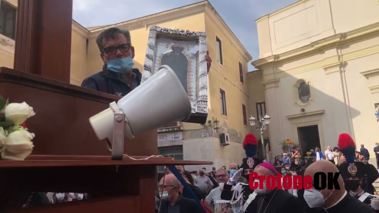 Crotone, Madonna di Capo Colonna sul pick up (30 maggio 2021)