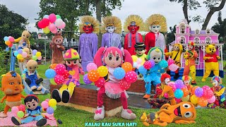 LAGU KALAU KAU SUKA HATI TEPUK TANGAN - ONDEL ONDEL JOGET BADUT LUCU - TERPOPULER BALONKU