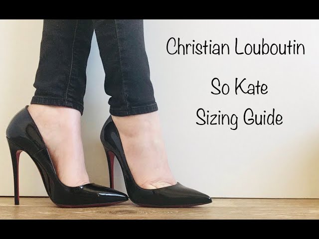 Prøve sko vogn In Depth Christian Louboutin So Kate Sizing Guide & Try On - YouTube