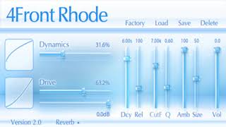 4Front Rhode || Free VST Plugin || Electric Piano