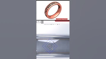 Solidworks Man Ring Design 🤩 #shorts #short
