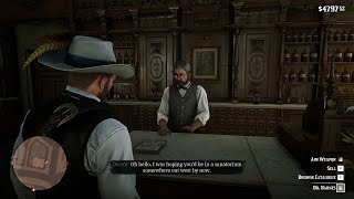Doctor in Saint Denis is Concerned about Arthur RDR2 #shorts