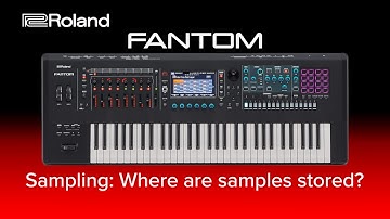 Roland FANTOM - Sampling: Where are samples stored?