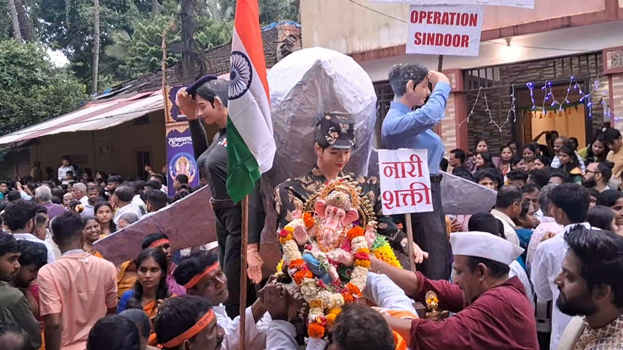 Adpai Ponda 2025 - Goa's Most Beautiful Ganesh Visarjan