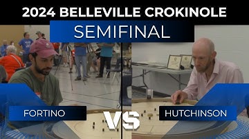 Halve finale Belleville Crokinole 2024: Fortino V Hutchinson