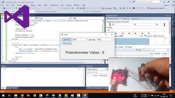 Visual Basic .NET | Receive Serial Data From Arduino