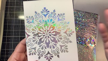 Foiling through stencils