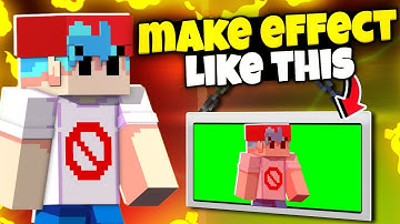How To Make MINECRAFT Damage Effect