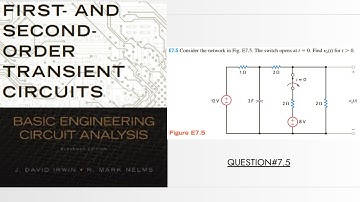 RC Circuit Transient Response Analysis | Basic Engineering Circuit Analysis by David Irwin 11th