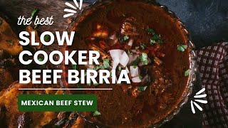 How to Make Slow Cooker (Crockpot) Beef Birria - A Flavorful Mexican Stew