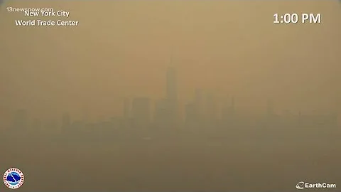 Smoke air quality impacts the northeast