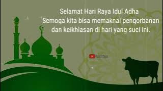 STORY WA IDUL ADHA 30 DETIK TERBARU || STATUS WA KEREN KEKINIAN