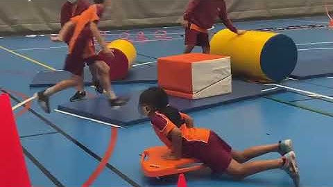 PE Class Obstacle Course