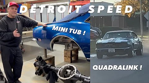 1968 Camaro Mini Tub and Detroit Speed Quadra Link Install👀