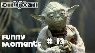 Star Wars Battlefront 2 Funny Moments #13 - Hilarious Glitches, Funny Fails \& More!