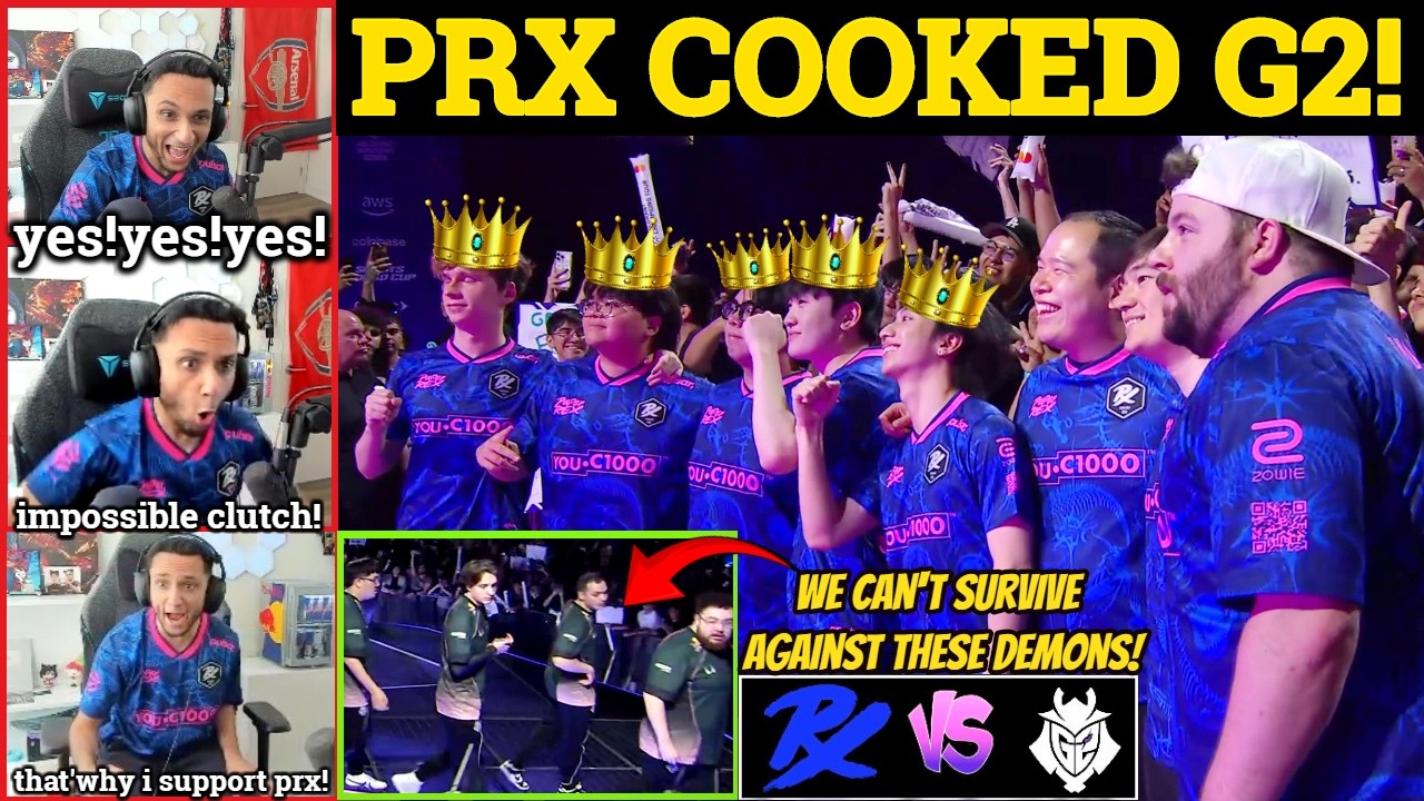 FNS React to PRX W GAMING Shows UNBELIEVABLE Moments & Destroyed G2 in VCT Masters Santiago 2026