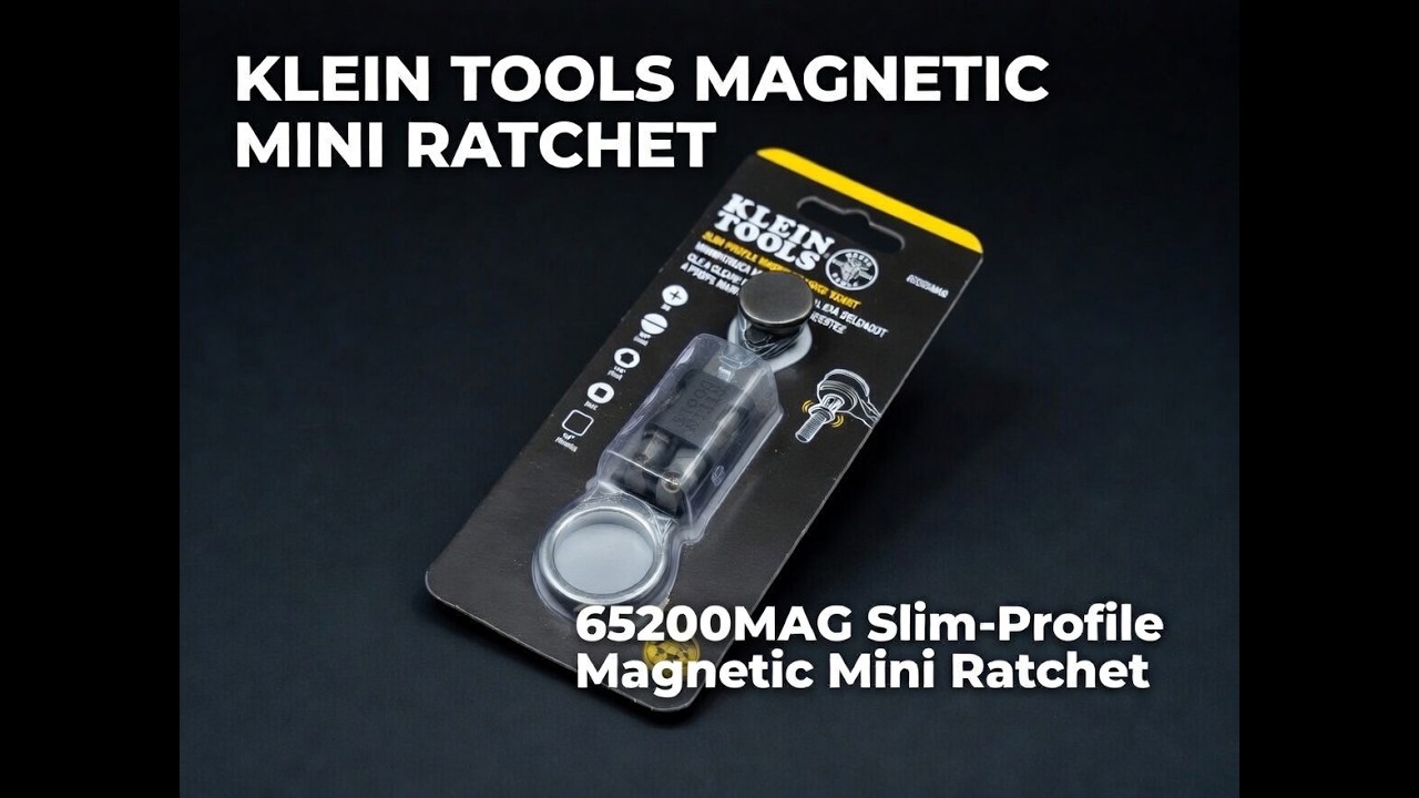 Klien Small Rachet Klein Tools Magnetic Mini Ratchet Klein Tools 65200MAG Slim-Profile ...