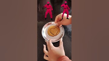 How to make the perfect dalgona squid game candy. Squid Game Honeycomb Candy || Korean Dalgona Candy