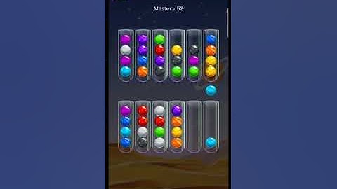 Golden Bubble Sort Master Level 52 (gameplay walkthrough)