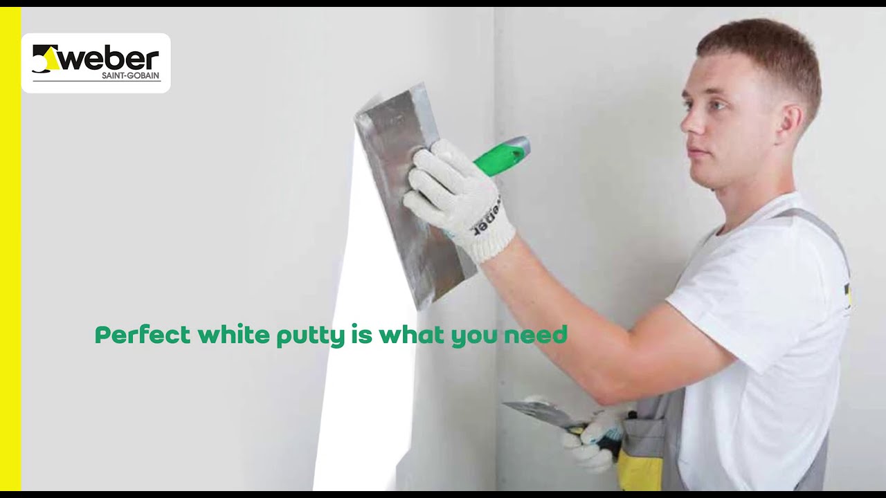 weberwall finecoat Extremely white putty from SaintGobain er