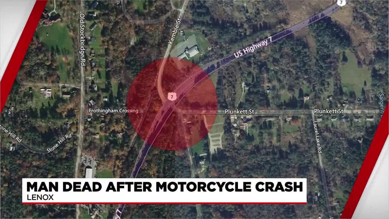 Man dead in Lenox Motorcycle Crash - YouTube
