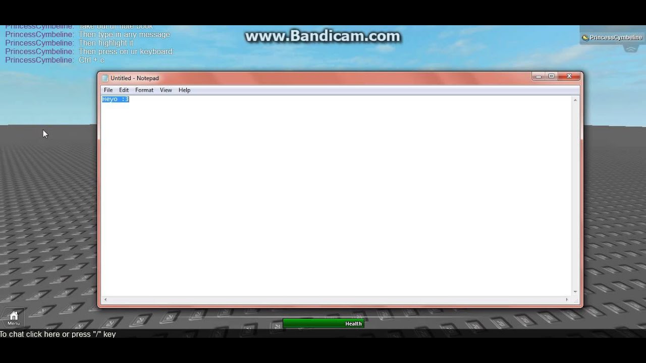 ROBLOX How to spam chat on ANY server YouTube