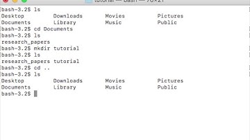 Basic Bash Commands - LS, CD, MKDIR