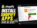 How to Install Shopify Apps for Dropshipping - Step By Step