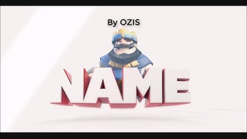 CLASH ROYALE INTRO PRO 3D CLEAN | C4D & AE TEMPLATE | BY OZIS