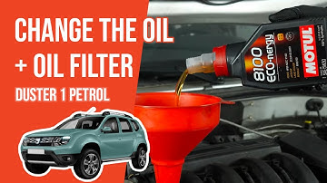 Change the oil and the oil filter Duster mk1 1.6 16V 🛢