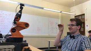 KUKA Greeting Robot - Automatic Facial Recognition via Deep Learning by a KUKA Robot