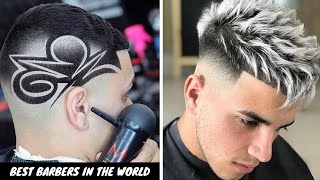 Men Haircuts by Best Barbers in The World 2022 - Crazy Barber Skills - Hair Transformation 2022