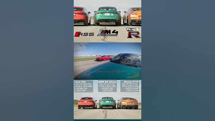 BMW M4 Competition VS AUDI RS5 VS GTR #shorts #bmw #m4competition #audi #rs5 #gtr