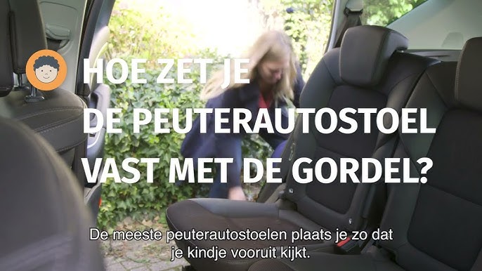 Baby Autostoel Vastzetten Met Gordel - Youtube