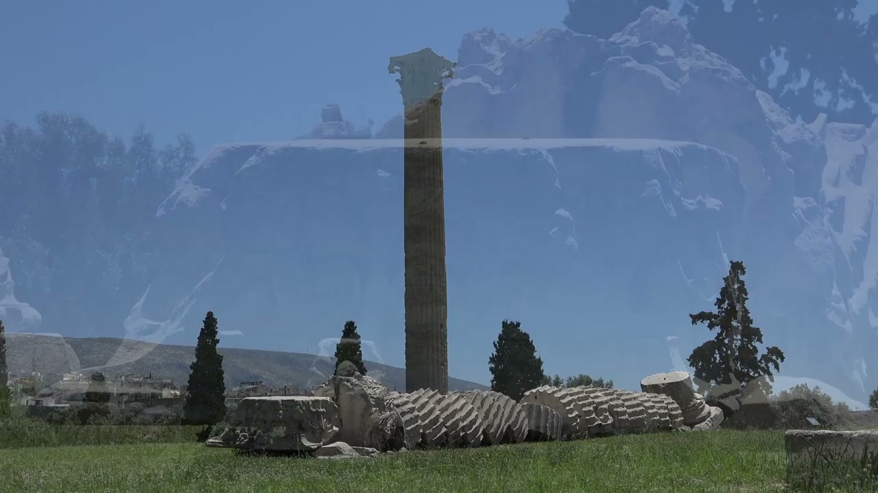 Aux pieds de l'acropole à Athènes