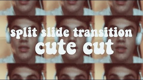 split slide transition (cute cut)