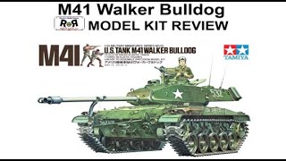 M41 Walker Bulldog 1:35 Scale Tamiya 35055  -Model Kit Build & Review