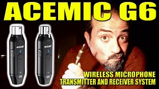 RECENSIONE ACEMIC G6 wireless microphone transmitter and receiver system