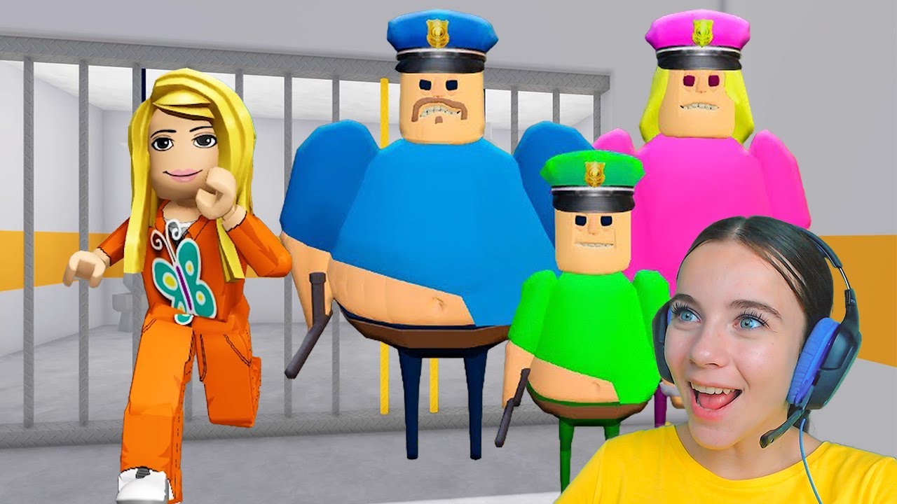 ПОБЕГ ОТ ПОЛИЦЕЙСКОЙ СЕМЬИ в ROBLOX!