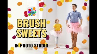 Brush Sweets in Photo Studio | Brush for drawing on Photo | Photo Editor app screenshot 2