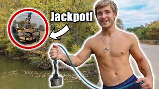This River is LOADED - We HIT the MAGNET FISHING JACKPOT!