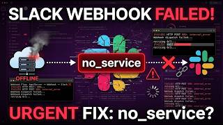 How to Fix Slack Webhook No Service Error | Webhook URL & Connection Fix Guide