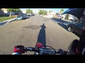 dirt bike LOSES CONTROL AND ALMOST CRASHED!
