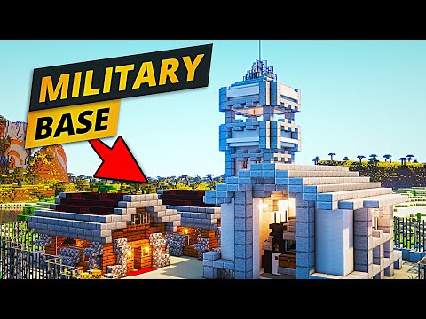 Minecraft Military Base Idea Timelapse
